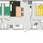 Mobil-home De 26m² Avec Terrasse Pour 4 Personnes - Api-1-52-556 营地